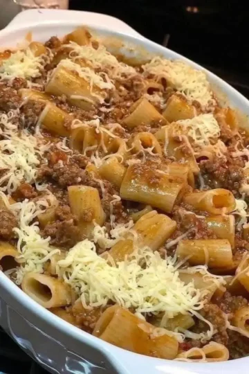 Pasta con Carne Molida