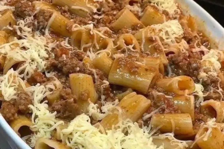 Pasta con Carne Molida