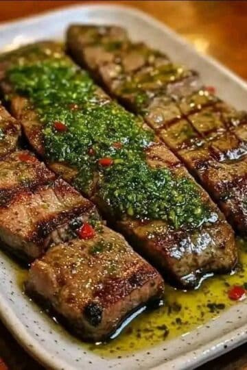 Barbacoa con Chimichurri